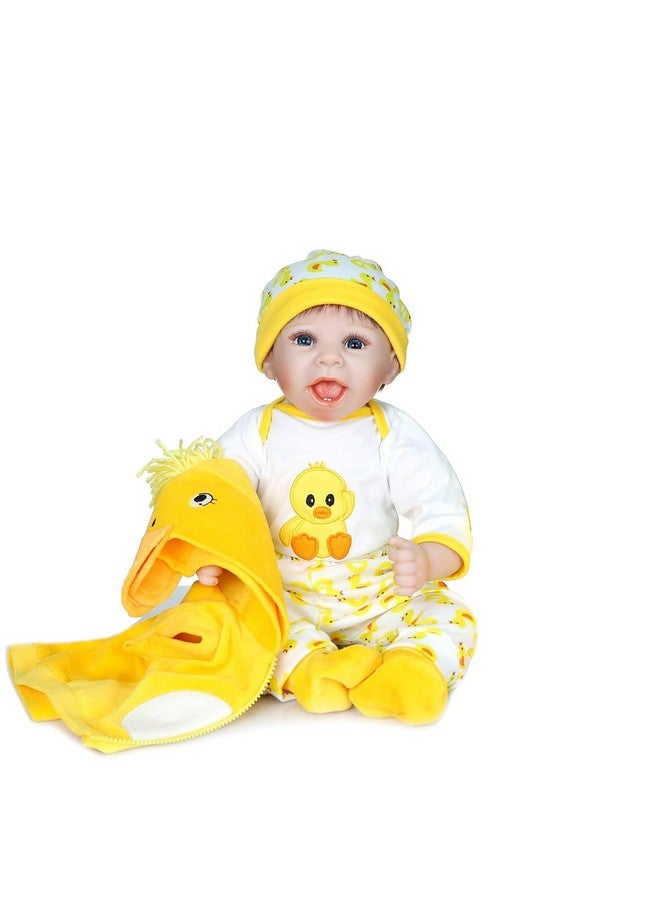 Pedolltree Reborn Baby Dolls Clothes 18 Inch Outfit Accessories Yellow Duck 5Pcs Set For 1719 Inch Reborn Doll Newborn Girl&Boy - Image 2