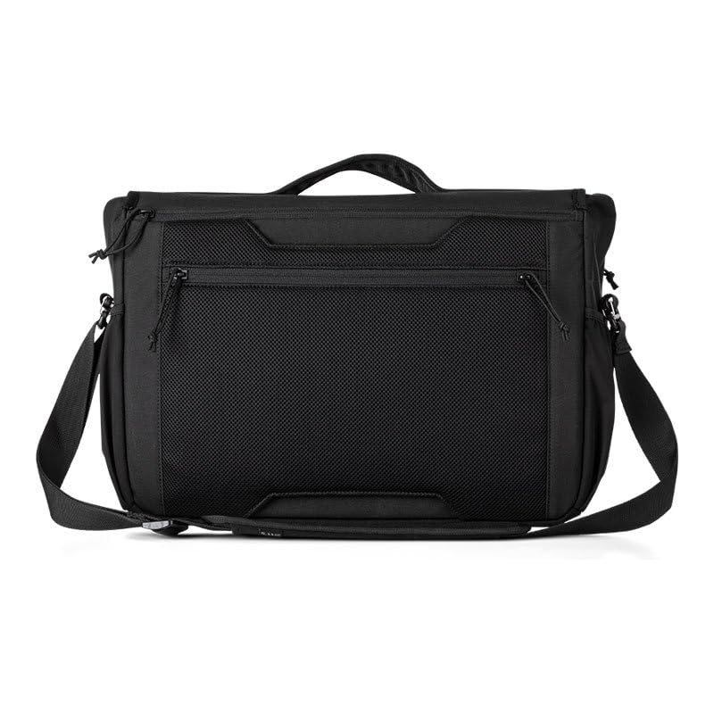 5.11 Tactical Overwatch Messenger Bag, EDC Laptop Carrying Case with Shoulder Strap, Black, 18L, Style 56648ABR - Image 4