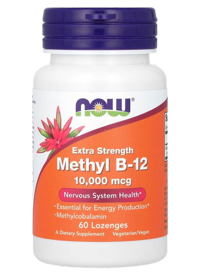 now Methyl B-12 Extra Strength  10000 mcg 60 Lozenges
