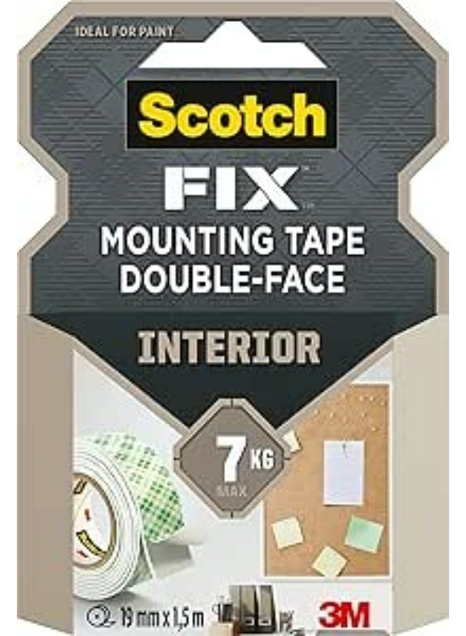 Scotch  3M Scotch Fix Double Side Mounting Tape 7kg (25mmx1.5m) - Image 2
