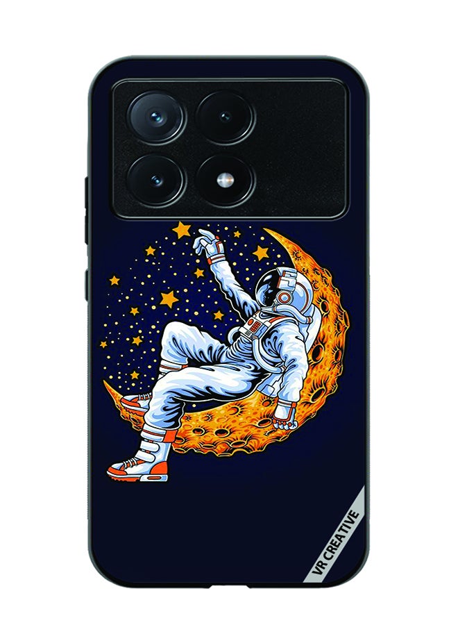 VR CREATIVE Protective Case Cover For Xiaomi Poco X6 Pro Astranaut4 Design Multicolour - Image 1