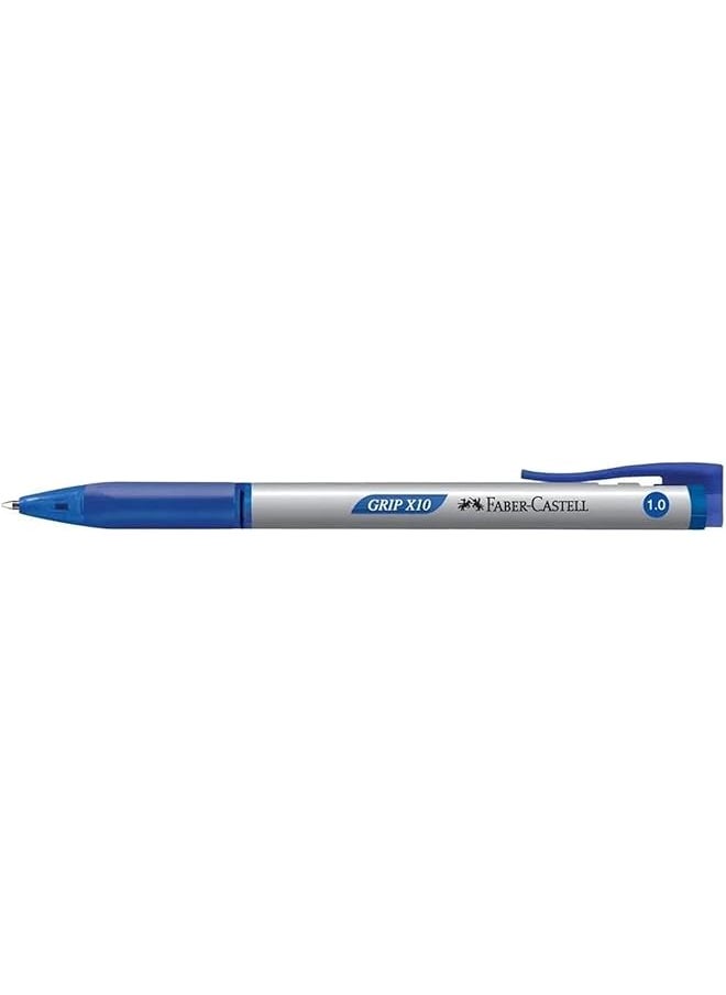 FABER-CASTELL - Grip X10 Ballpoint Pen Blue - Image 1