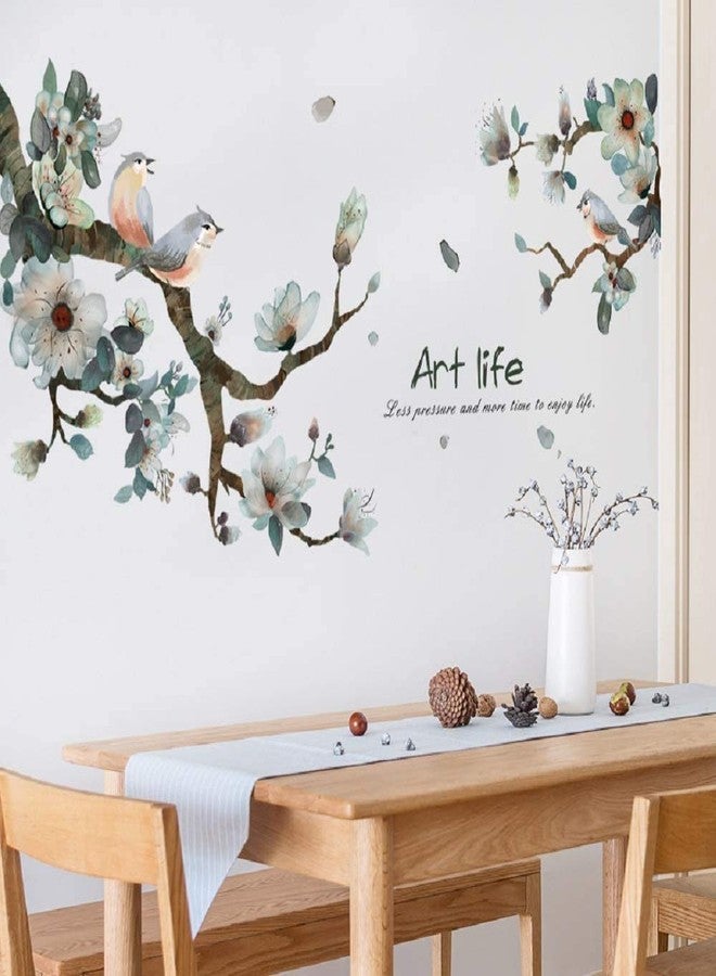 Esmee Tree Branch Bird Wall Sticker Wall Decals Peel and Stick Adhesive for Living Room Bedroom Kitchen Playroom Nursery Room Delightful Cheerful Realistic Vibrant - Image 2