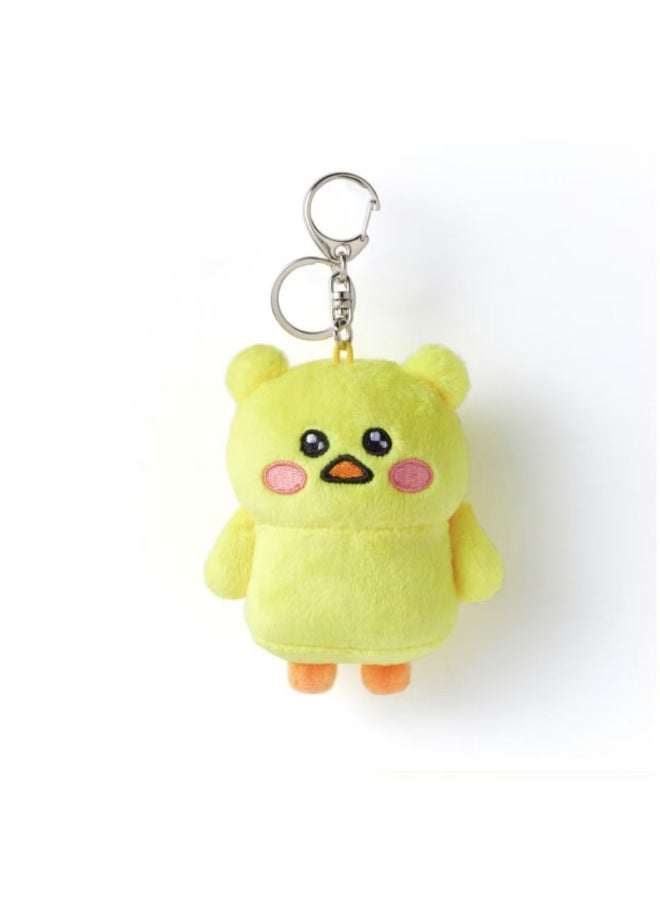 Generic Kpop Idols CHAEWON KAZUHA Doll Keychain 10CM Filling PP Cotton Soft Short Plush Cartoon Cute Toy EUNCHAE Fans Collection Gift-Color:4-Size:10cm - Image 4