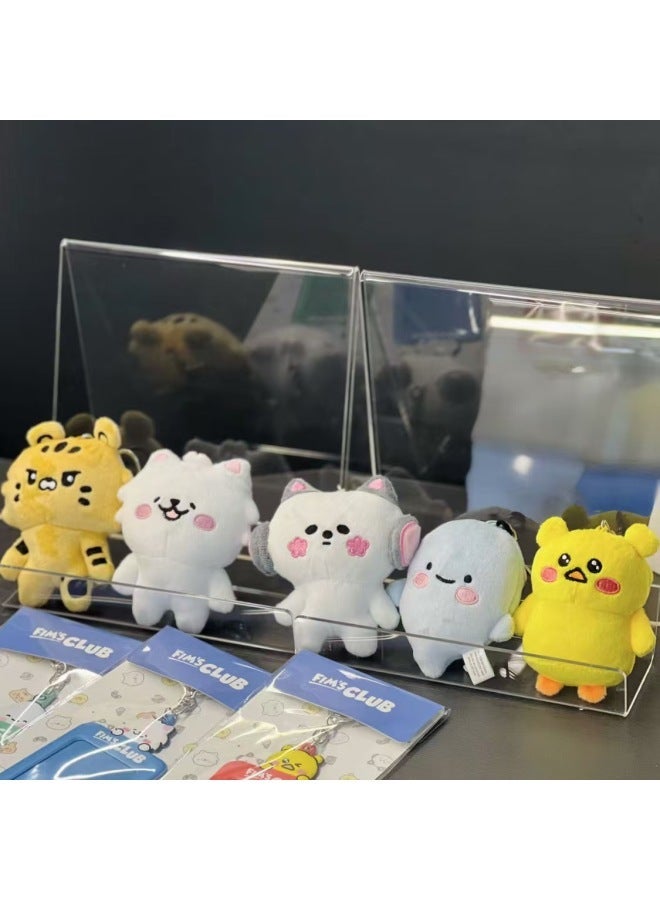 Generic Kpop Idols CHAEWON KAZUHA Doll Keychain 10CM Filling PP Cotton Soft Short Plush Cartoon Cute Toy EUNCHAE Fans Collection Gift-Color:4-Size:10cm - Image 2