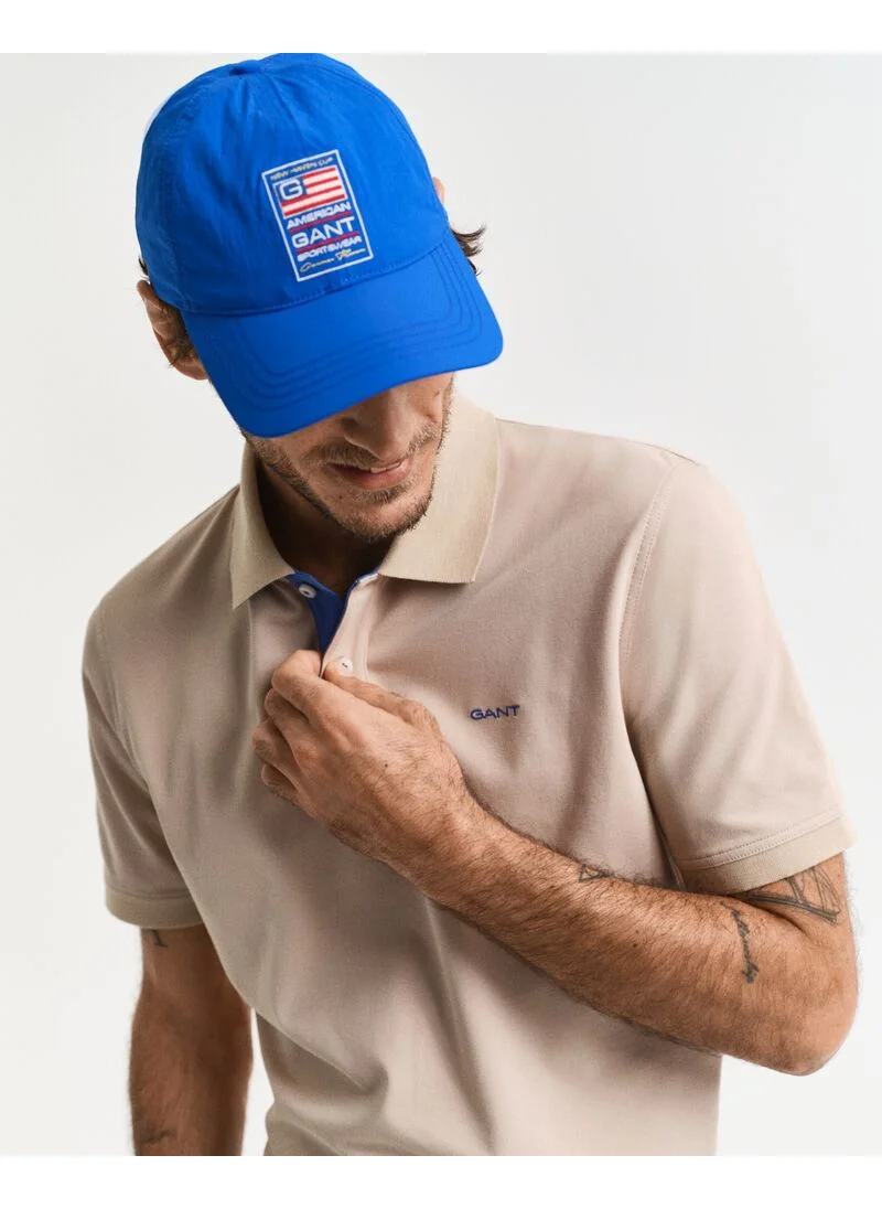 غانت Contrast Piqué Polo Shirt