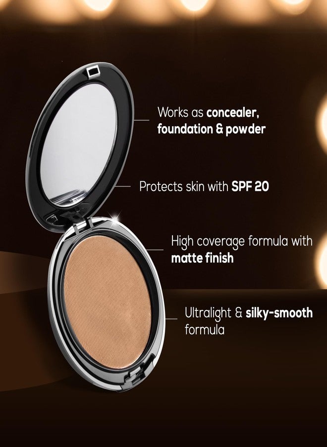 RENEE PRO HD 3 In 1 Compact,Concealer, Foundation - Terre, SPF 20, Matte Finish, High Coverage, Ultralight & Silky Smooth Finish, Enriched With Vitamin E, C & Aloe Vera - 9 Gm - Image 3