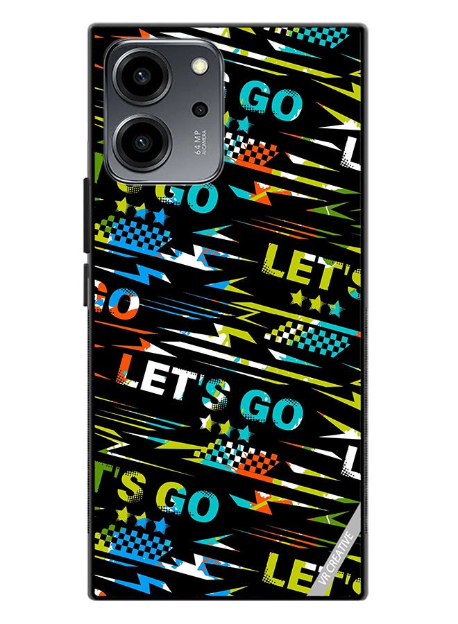 VR CREATIVE Protective Case Cover For Honor 80 SE Abstract Seamless Grunge Pattern For Boy Design Multicolour - Image 1