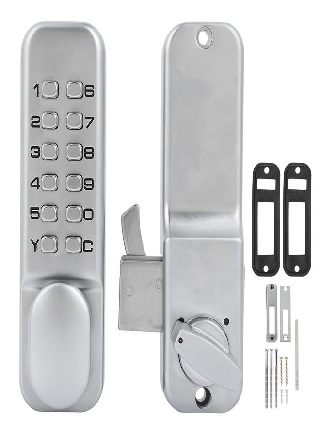 Ejoyous Mechanical Keyless Entry Door Lock 1‑11 Digits Combination Password Security Coded Lock with Pushbutton Keypad for Kitchen Office Balcony Sliding Door - Image 1