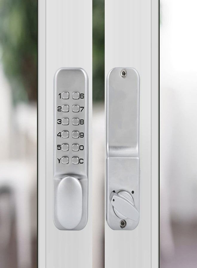 Ejoyous Mechanical Keyless Entry Door Lock 1‑11 Digits Combination Password Security Coded Lock with Pushbutton Keypad for Kitchen Office Balcony Sliding Door - Image 2