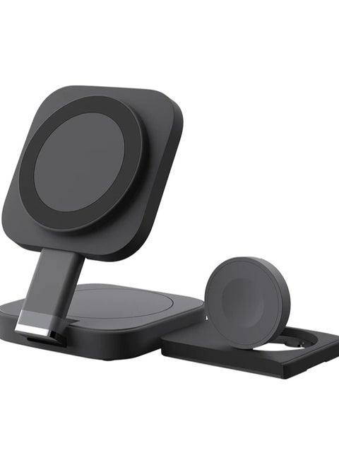 3 in 1 Charging Station for Apple Devices Magsafe Wireless Charger For Multiple Devices Fits