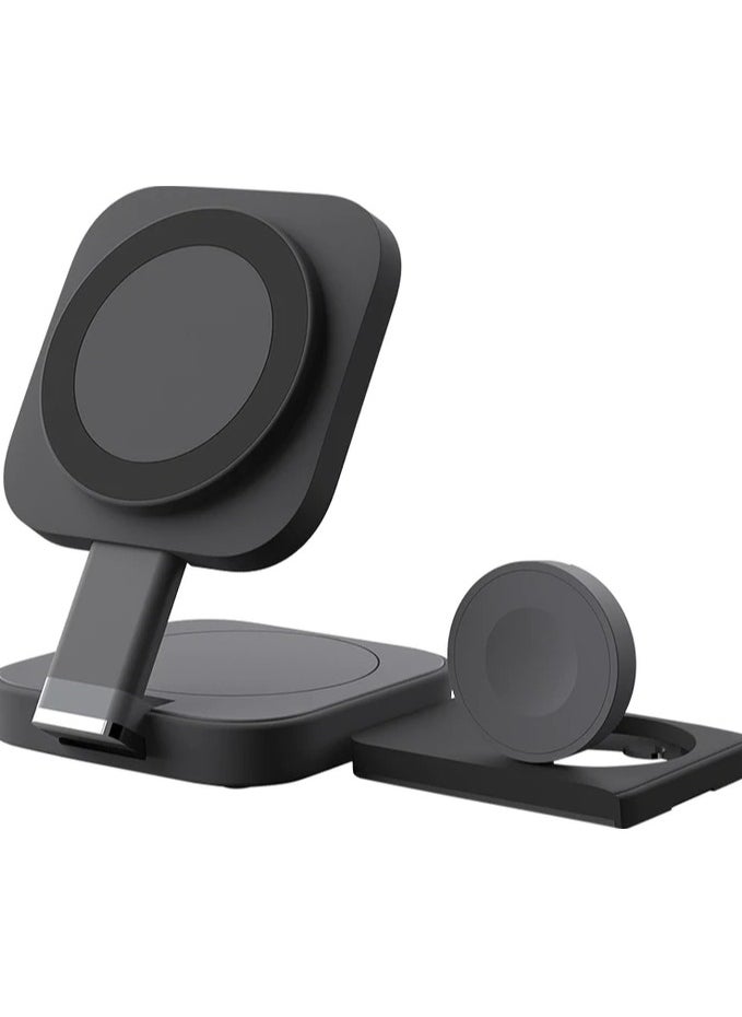 Generic - 3 in 1 Charging Station for Apple Devices Magsafe Wireless Charger For Multiple Devices Fits - Image 1