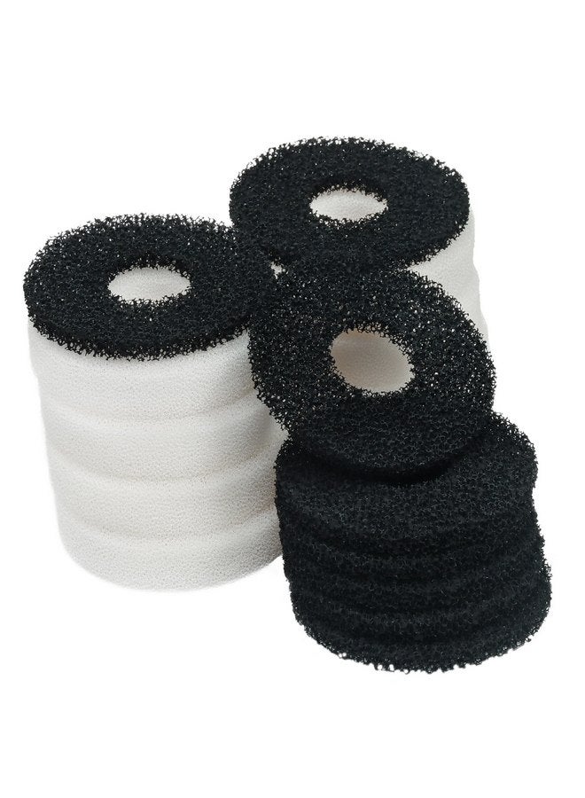 LTWHOME LTWHOME Compatiable Foam and Carbon Rings Fit for Biorb Filter Set/Service Kit (Pack of 16)  - Image 1
