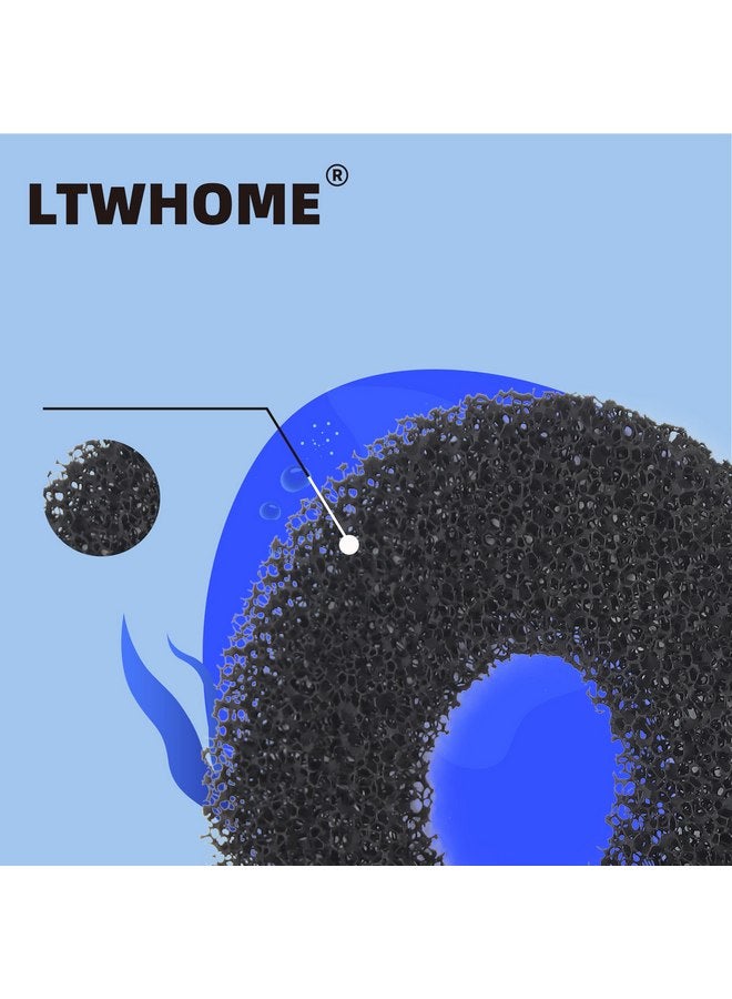 LTWHOME LTWHOME Compatiable Foam and Carbon Rings Fit for Biorb Filter Set/Service Kit (Pack of 16)  - Image 2