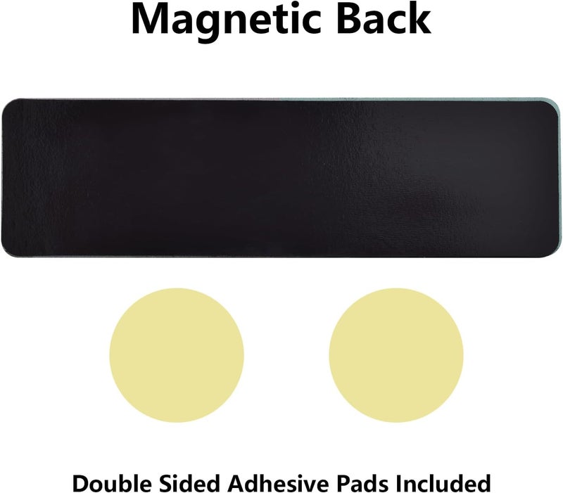 Kichwit Dishwasher Magnet Stainless Steel Clean Dirty Sign Magnetic Works on All Dishwashers Helps You Know Whether Dishes Are Clean or Dirty 55 x 16 Inches Black and Grey - Image 4