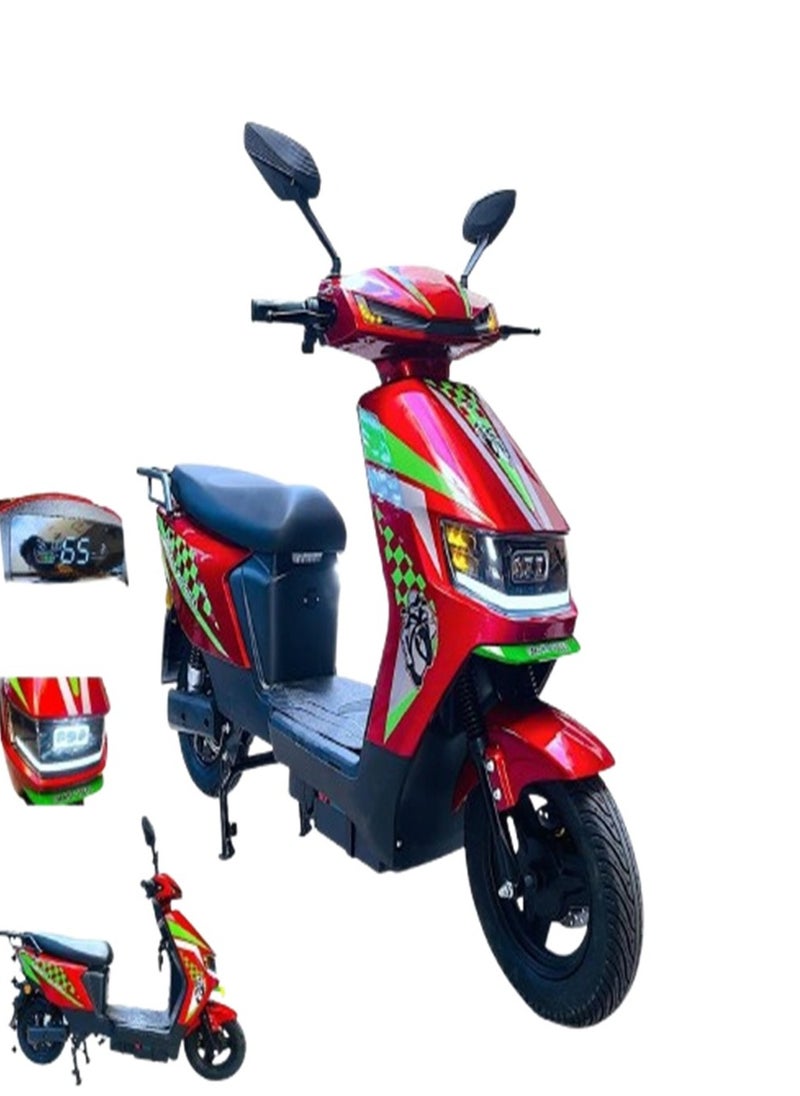 Niyazi - Electric Scooter | Electric Scooter for Adults | 2024 Amazing Sport Bike | Powerful 2000W Motor | 72V – 20Ah Battery | Remote Start | Rear Storage Box + Under-Seat Compartment | Hydraulic Brakes | Front and Rear Turn Signals | Forward and Reverse Gear | Dual Lighting Modes | Seats Two Riders - Image 1