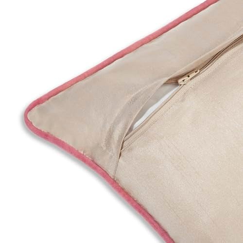 Haus & Kinder Embroidered Cushion Cover 16x16 Inch Set of 1 Premium Cotton Decorative Throw Pillow Cover for Sofa Couch Bed Soft Breathable Square Cushion Case Living Room Home Decor 40x40 cm Cushions - Image 5