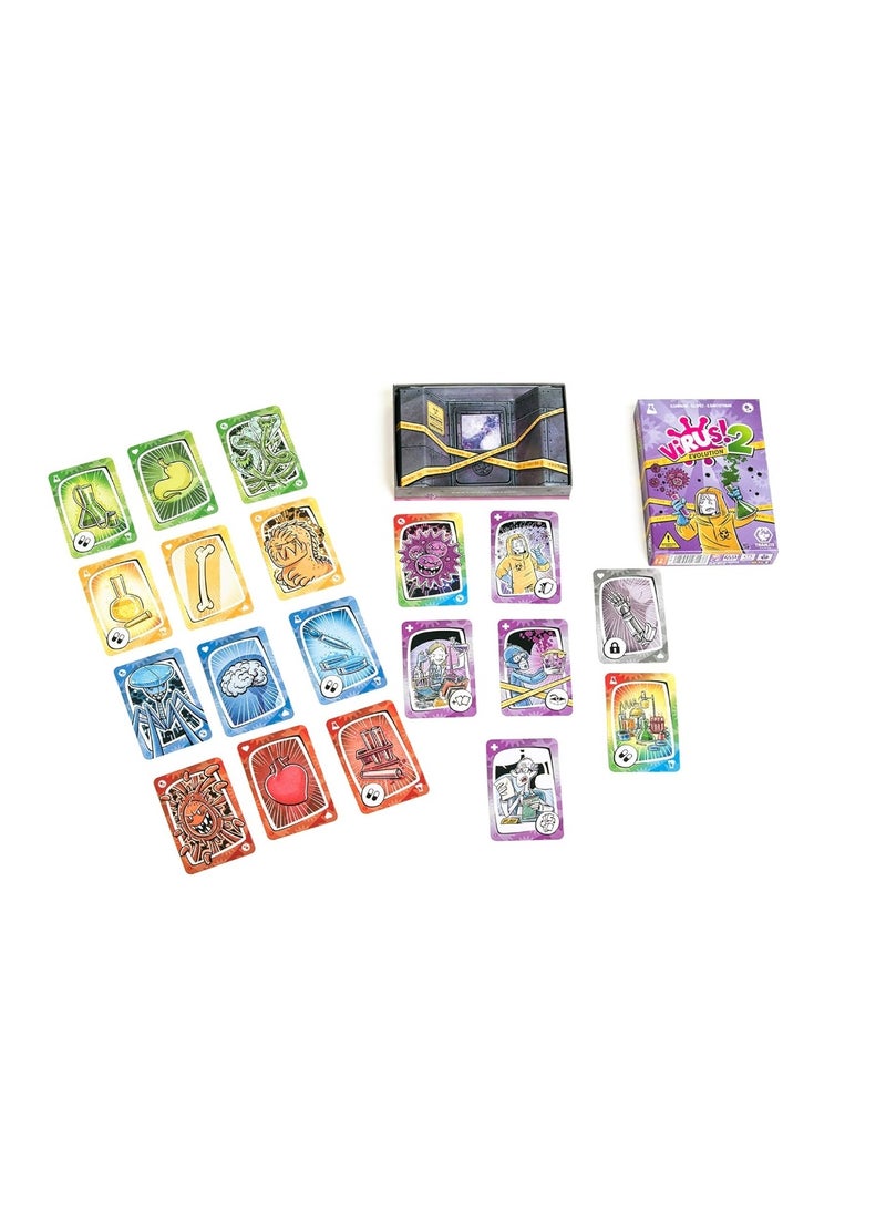 Y&D Virus-English 2 Version Fun Infectious Card Game, Children Adult Family Party Entertainment Card Game, Parent-Child Interactive Toy Infection Game - Image 3