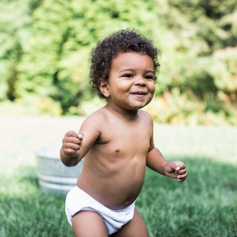 green sprouts Reusable Snap Swim Diaper, New White, 18-24 Months - Image 3