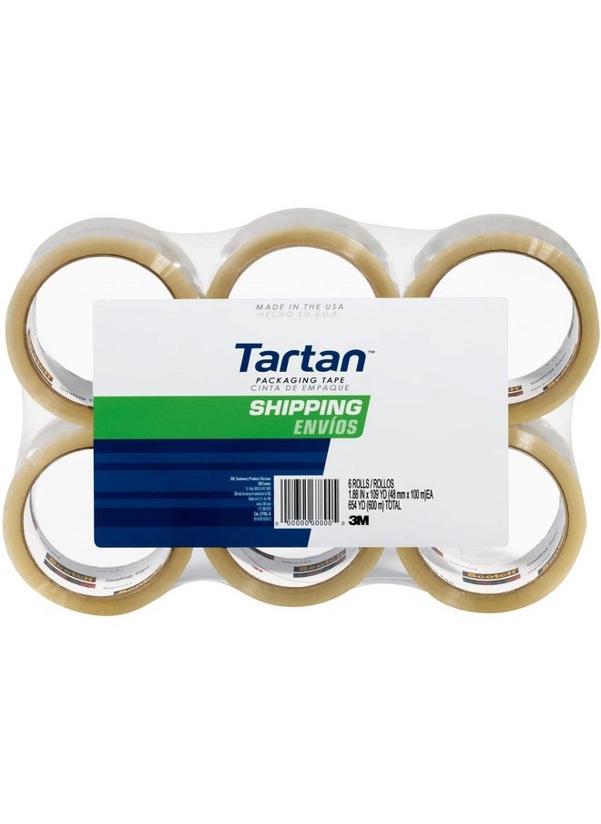 Tartan 3M Mmm37102Cr Commercial Grade Packaging Tape 2Inch X 55 Yards Clear 1 Each  - Image 1