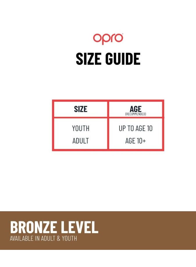 OPRO Self Fit Ufc Bronze White Adult - Image 3