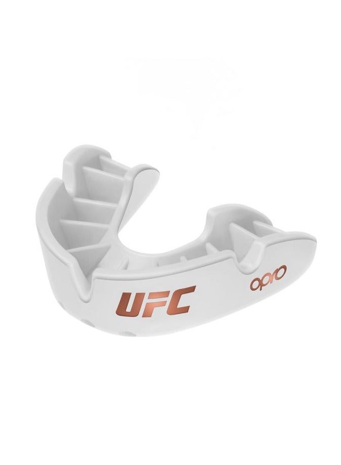 OPRO Self Fit Ufc Bronze White Adult - Image 1