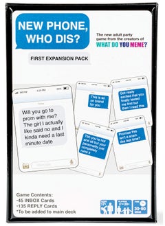 WHAT DO YOU MEME? New Phone, Who Dis? Expansion Pack By Relatable, Designed To Add To New Phone, Who Dis? Core Games, The Viral Card Game For Adults, Great For Party Games, Includes 45 Inbox Cards And 135 Reply Cards  - Image 4