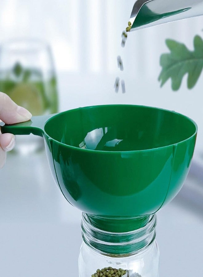 Amosfun 2pcs Plastic Funnels Wide Mouth Seasoning Funnel for Kitchen Canning and Jar Filling - Image 3