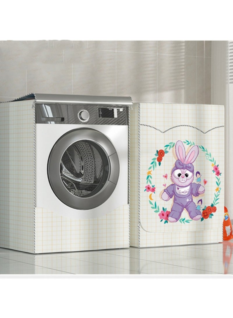 EBMINI Washing Machine Cover Cloth Waterproof Sunscreen Dustproof Cover 