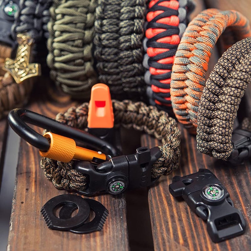 HERCULES Type III Paracord 550 Paracord Rope Parachute Cord, 50' Camo for Survival Rope, Survival Cord - Image 4