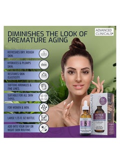 Advanced Clinicals Peptide Serum Anti-Wrinkle Face Serum 52 ml  - Image 3