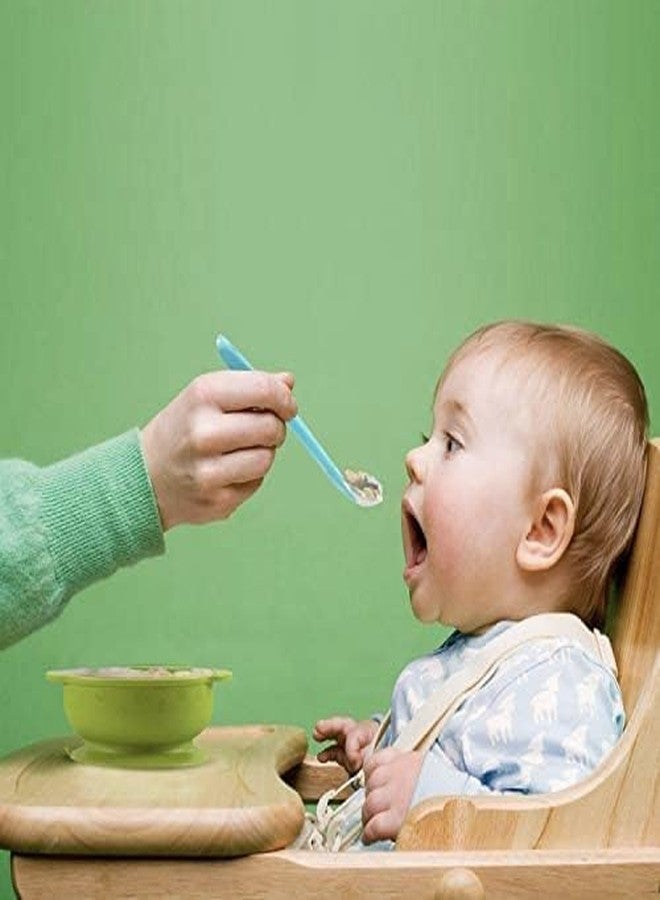 CUTEABLY Baby Feeding Spoon, BPA Free Silicone Tip, Self Feeding Utensil, 4 Months+ (6) - Image 4