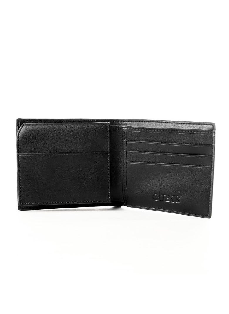 GUESS - Guess Wallet For Men Leather,Black. - Image 1