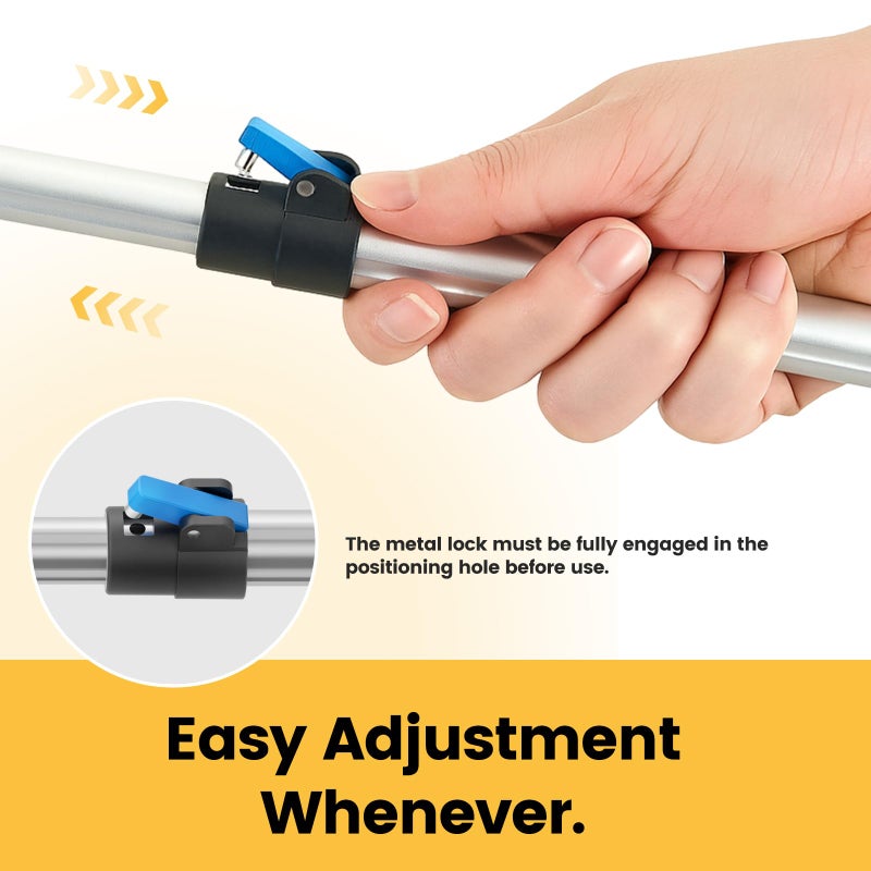 FGRHY Telescopic Grabber Reacher Tool, 5-Level Adjustable Length (23'' to 41'') - Trash Claw Gripper, Pickup Stick for Litter Picking, Yard Work, and Seniors (Blue) - Image 3