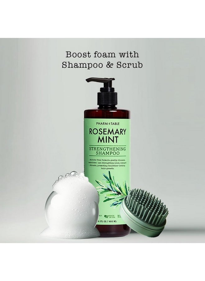 Pharm to Table - PHARM TO TABLE Rosemary & Mint Shampoo 480ml - Image 1