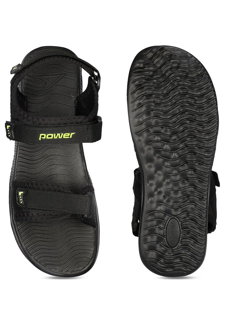Power Dd Sandal Men's Black Sandals - 7 UK (8616129) - Image 4