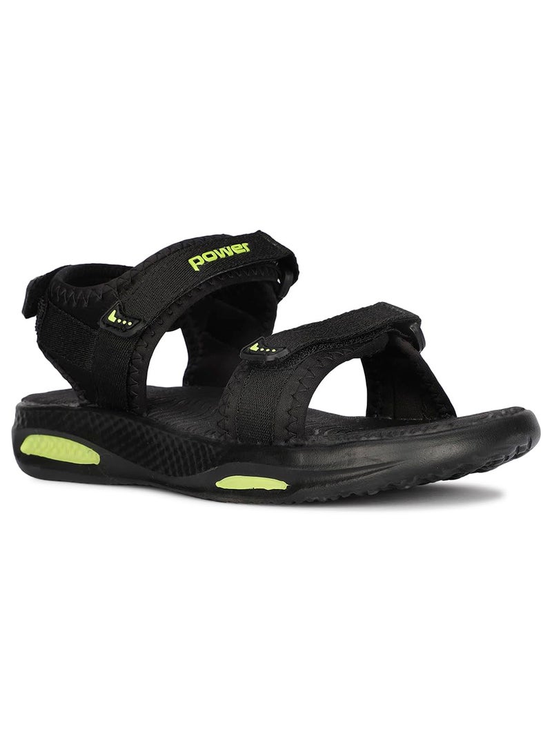 Power Dd Sandal Men's Black Sandals - 7 UK (8616129) - Image 1