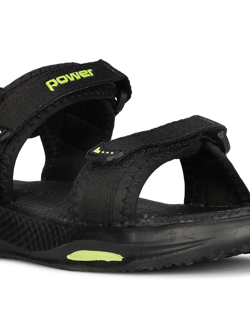 Power Dd Sandal Men's Black Sandals - 7 UK (8616129) - Image 5