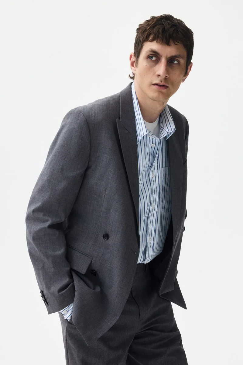 H&M Relaxed Fit Double-breasted jacket