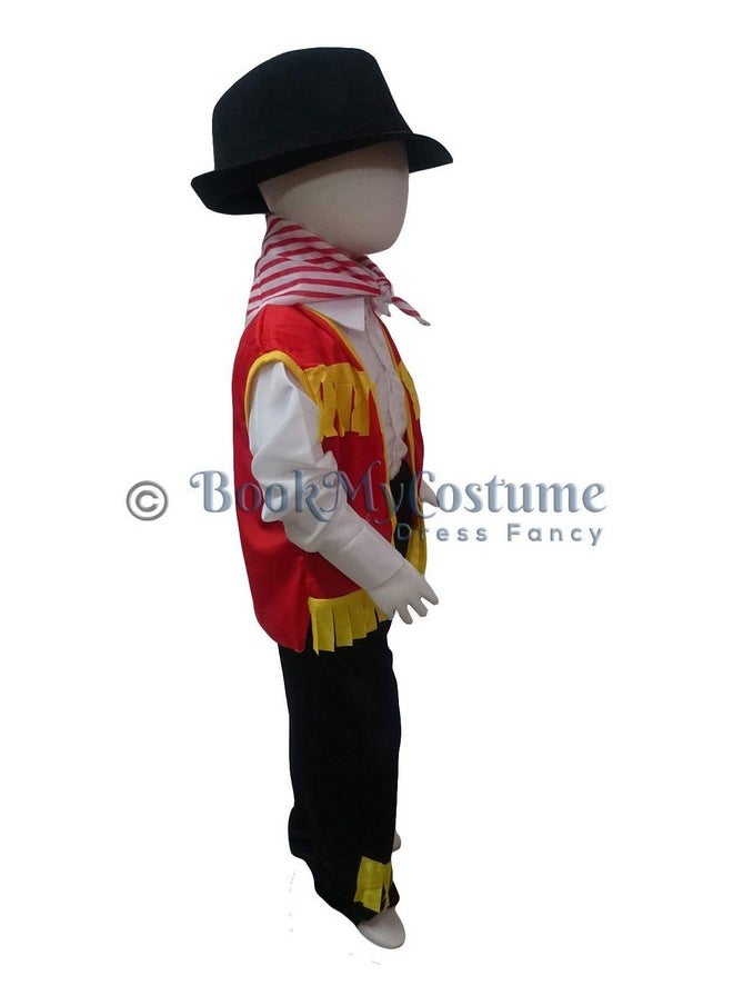 بوك ماي كوستيوم - زي تنكري للأطفال من BookMyCostume بتصميم رعاة البقر الأمريكيين - موضوع الهالوين - مستورد للأعمار من 7 إلى 8 سنوات - Image 1
