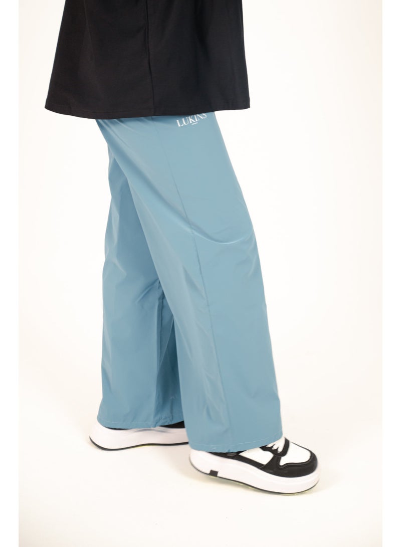 LUKINS Modern Waterproof Pants - Teal Blue - Image 2
