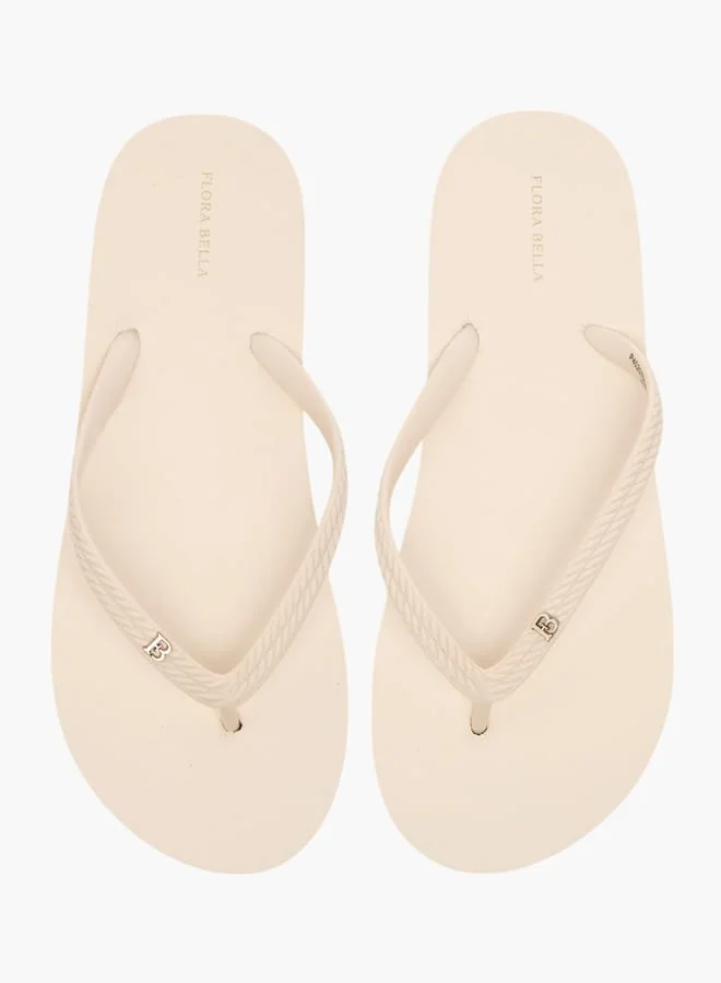 Flora Bella By Shoexpress Women's Solid Slip-On Thong Slippers