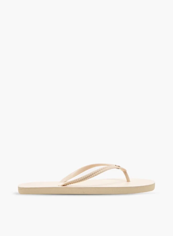 Flora Bella By Shoexpress Women's Solid Slip-On Thong Slippers