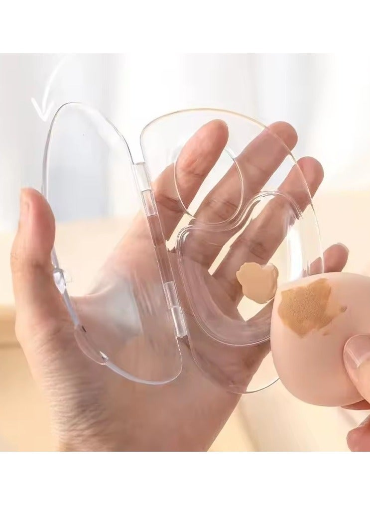 Goolsky Makeup Mixing Palette Can Store Liquid Foundation, Hold Acrylic Palette, Art Nail Palette, Pigment Transparent Makeup Palette For Foundation Make-up - Image 2