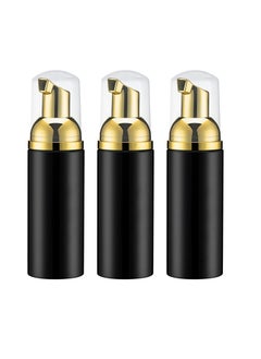 3Pcs 2 OZ Travel Soap Foam Pump Bottles Empty Travel Foaming Shampoo Dispenser for Cleaning Makeup