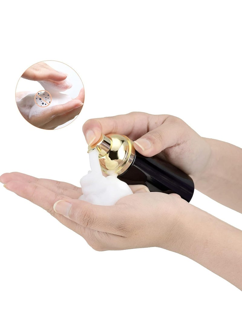 Oasisgalore - 3Pcs 2 OZ Travel Soap Foam Pump Bottles Empty Travel Foaming Shampoo Dispenser for Cleaning Makeup - Image 1