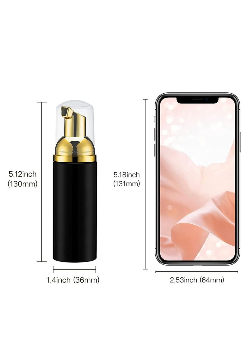Oasisgalore - 3Pcs 2 OZ Travel Soap Foam Pump Bottles Empty Travel Foaming Shampoo Dispenser for Cleaning Makeup - Image 1