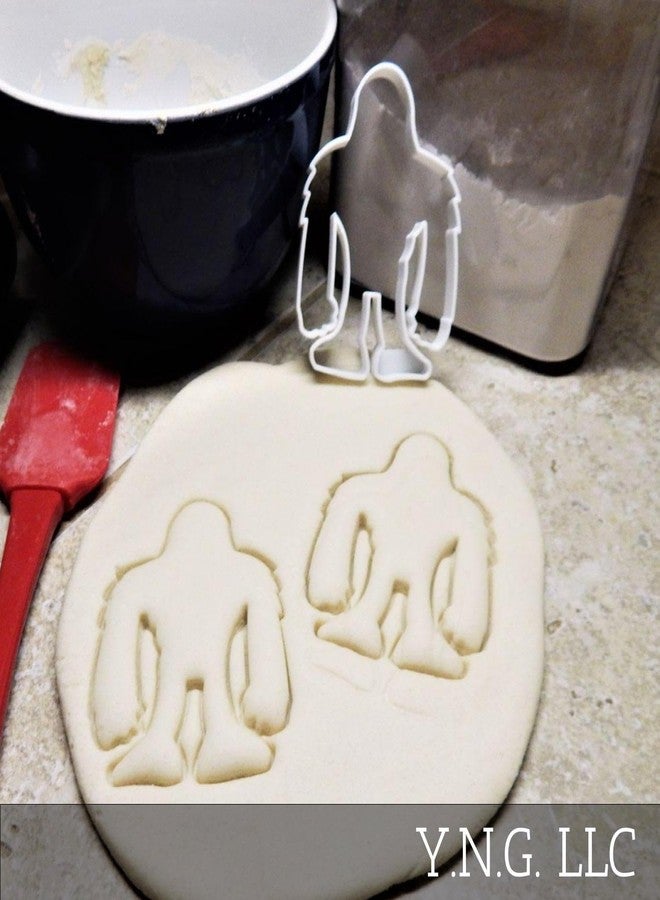 YNGLLC YETI SASQUATCH BIG FOOT BIGFOOT ABOMINABLE SNOWMAN MONSTER COOKIE CUTTER MADE IN USA PR2321 - Image 2