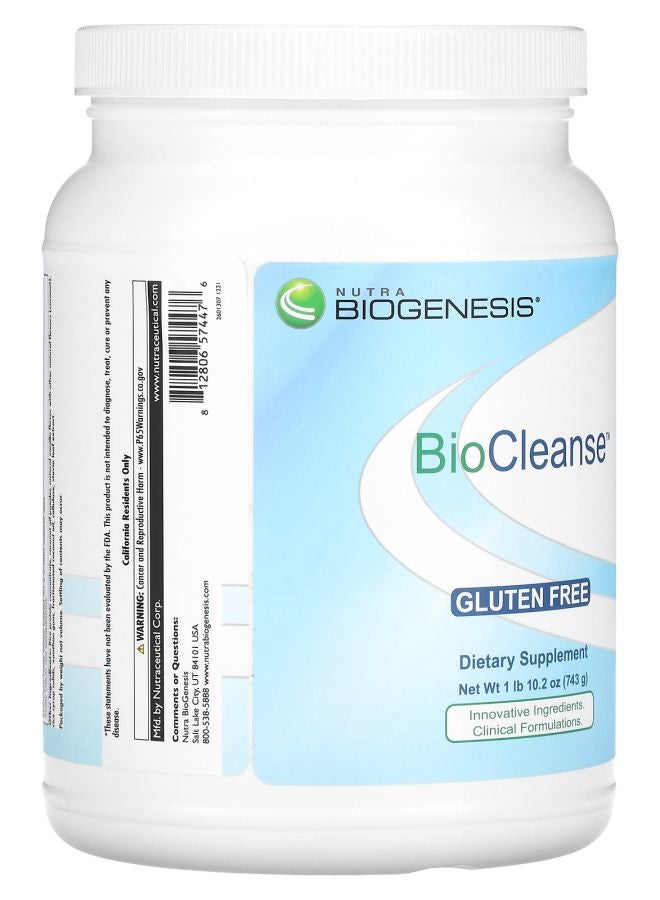 Nutra BioGenesis BioCleanse 1 lb 10.2 oz (743 g) - Image 2