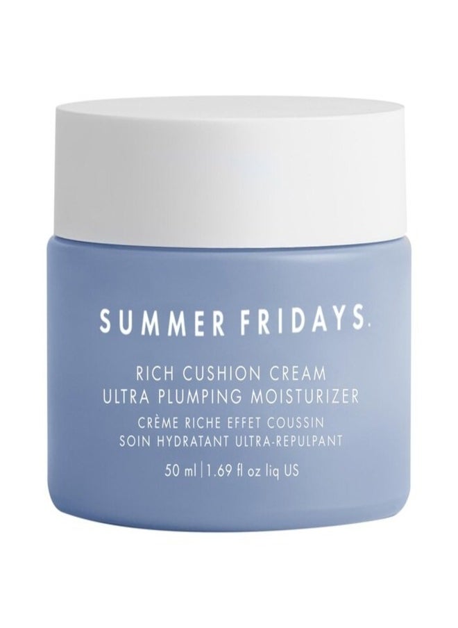 SUMMER FRIDAYS Summer Fridays Rich Cushion Ultra-Plumping Hydrating Face Cream 50ml  - Image 1